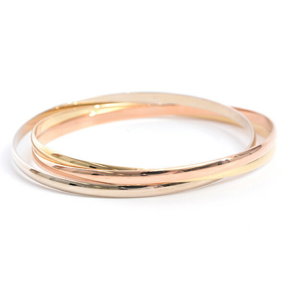Cartier Trinity Bangle Bracelet Yellow Gold White Gold Pink Gold